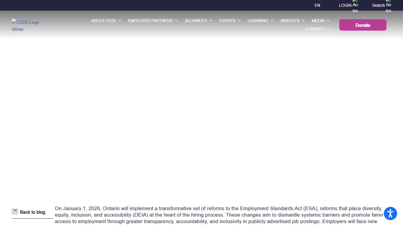 Building fairer workplaces: Ontario’s new job posting rules coming January 2026 - Canadian Centre for Diversity and Inclusion